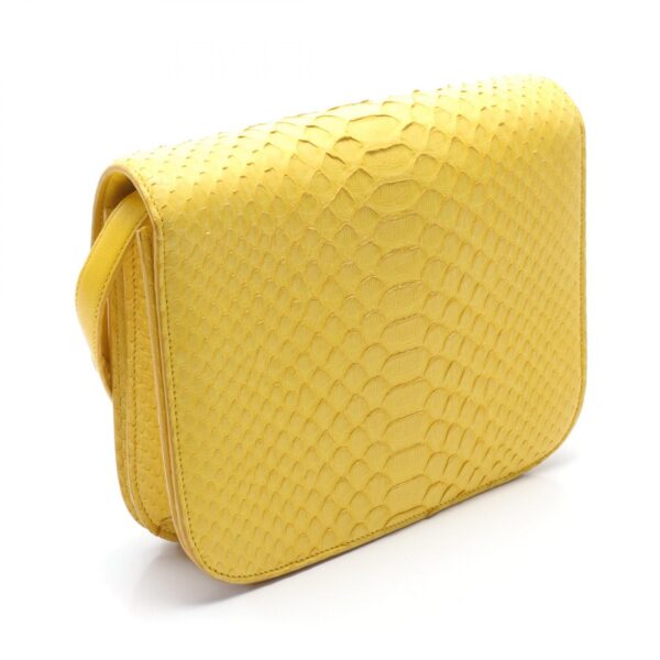 2101217837514 2 Celine Exotic Leather Shoulder Bag Yellow