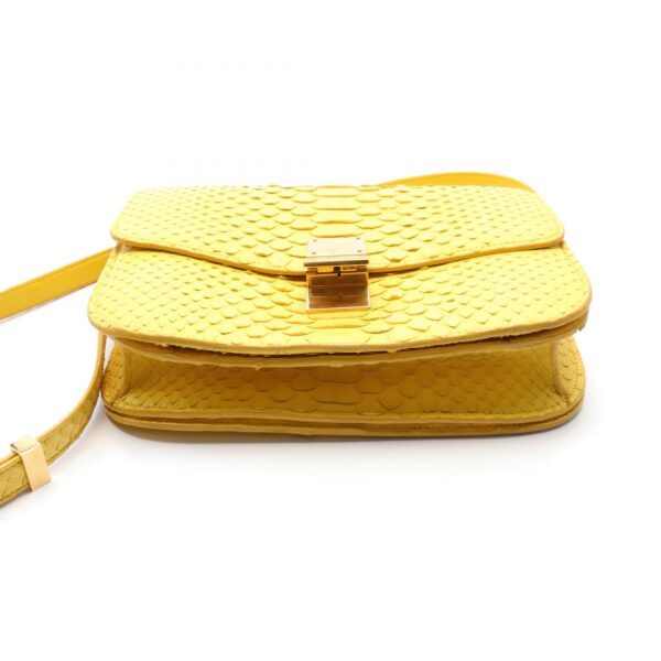 2101217837514 6 Celine Exotic Leather Shoulder Bag Yellow