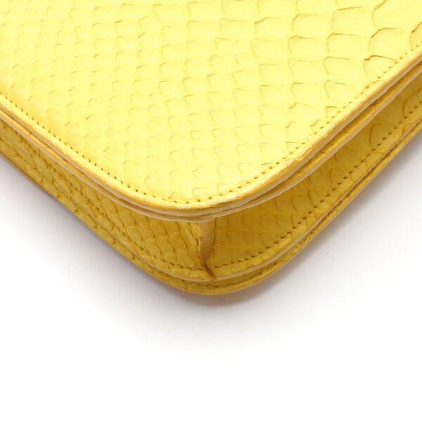 2101217837514 7 Celine Exotic Leather Shoulder Bag Yellow