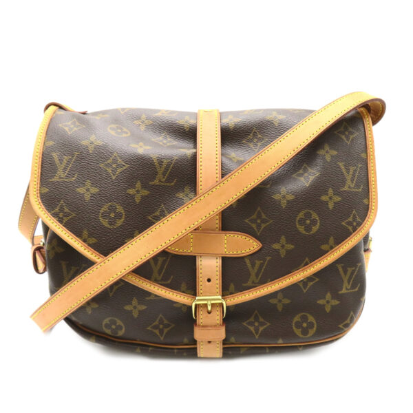 2101217841863 1 Louis Vuitton Saumur Shoulder Bag Monogram Brown