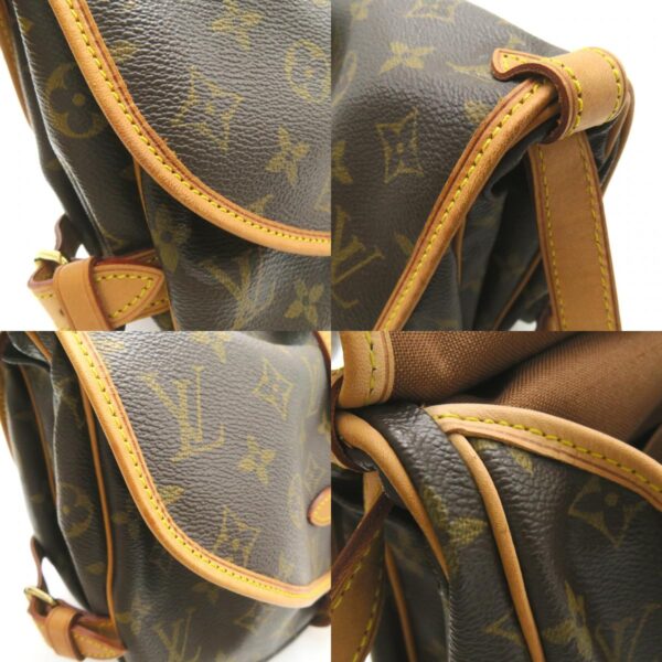 2101217841863 12c Louis Vuitton Saumur Shoulder Bag Monogram Brown