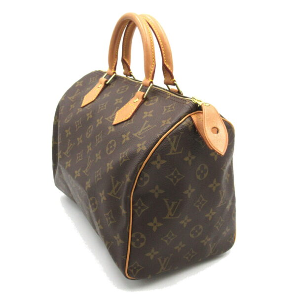 2101217842006 3 Louis Vuitton Speedy Handbag Monogram Brown