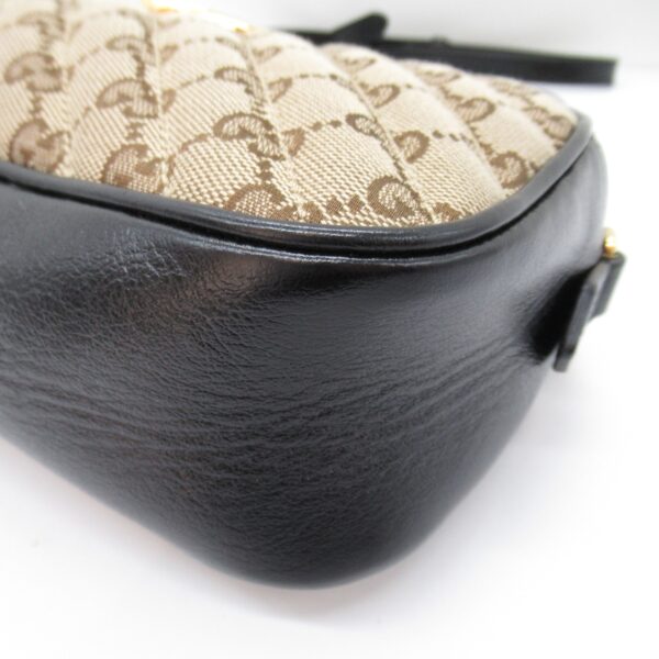 2101217842556 8 Gucci GG Marmont Shoulder Bag Beige Black