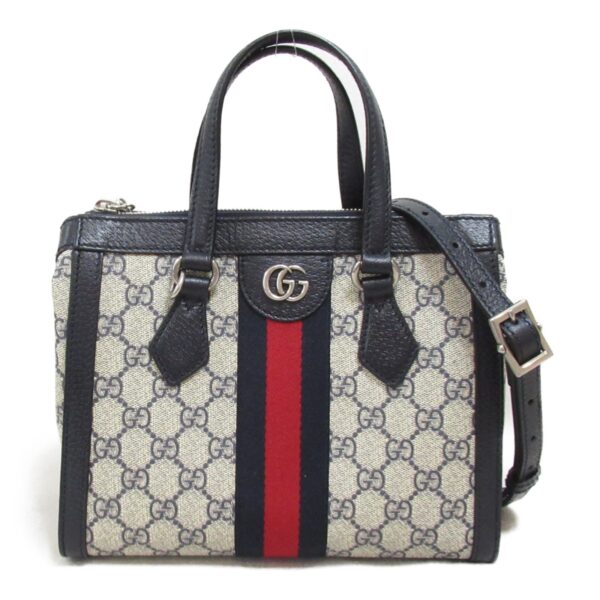 2101217842822 2 Gucci Ophidia 2Way Shoulder Bag Navy