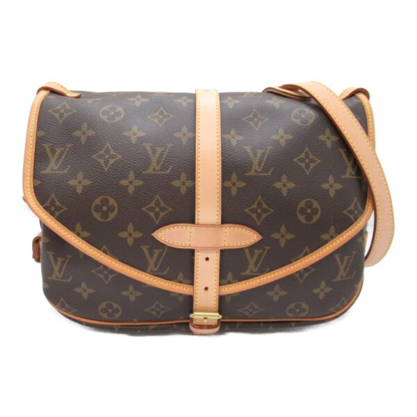 2101217845250 3 Louis Vuitton Saumur Shoulder Bag Monogram Brown