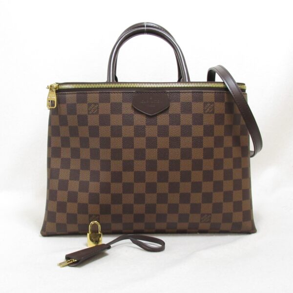 2101217845403 2 Louis Vuitton Brompton 2way Shoulder Bag Damier Brown