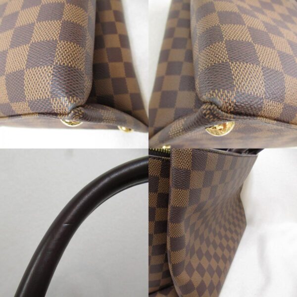 2101217845403 7c Louis Vuitton Brompton 2way Shoulder Bag Damier Brown