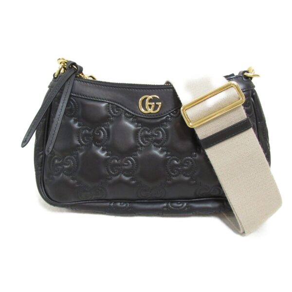 2101217845939 2 Gucci GG Matelasse Shoulder Bag Black