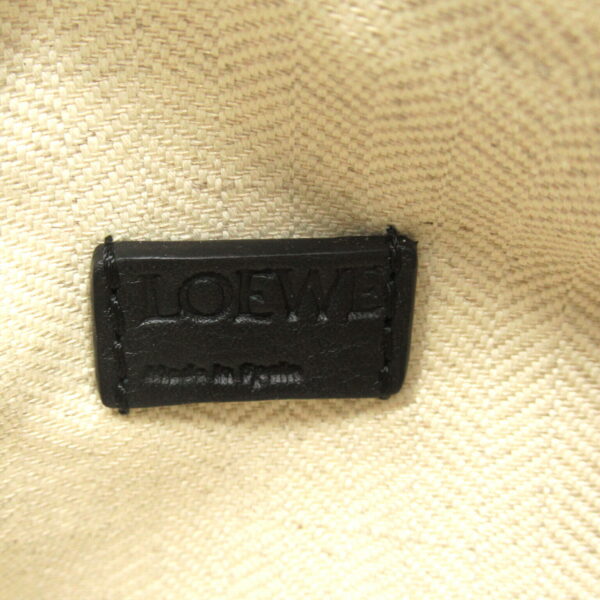 2101217847124 8 Loewe Puzzle Bag Mini 2Way Shoulder Bag Leather Black