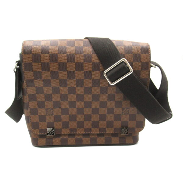 2101217848176 1 Louis Vuitton District PM Shoulder Bag Damier Brown