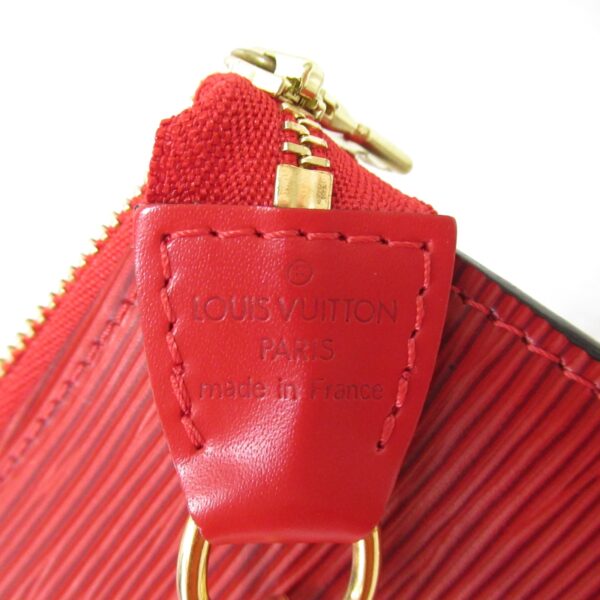 2101217849586 11 Louis Vuitton Pochette Accessory Pouch Calf Epi Red