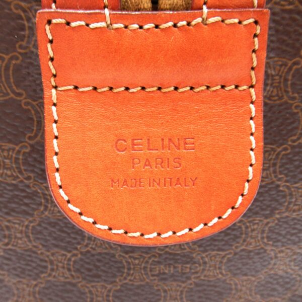 2101217849760 14 Celine Macadam Pattern Bag Brown