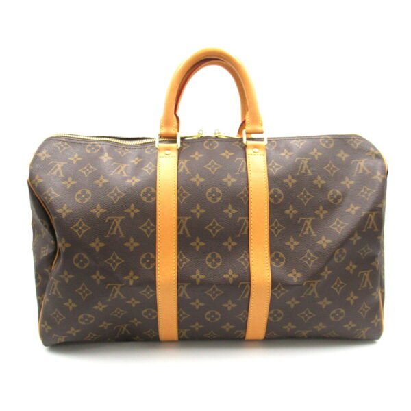 2101217849821 2 Louis Vuitton Keepall Bag Monogram Brown