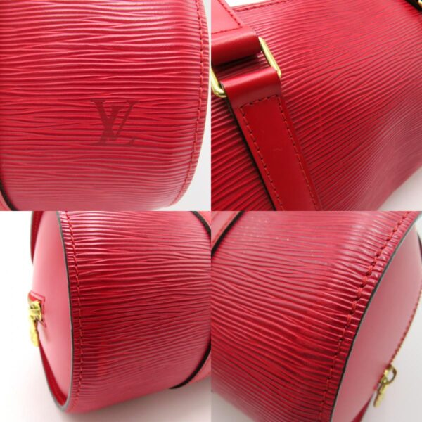 2101217850230 9c Louis Vuitton Soufflot Handbag Leather Epi Red