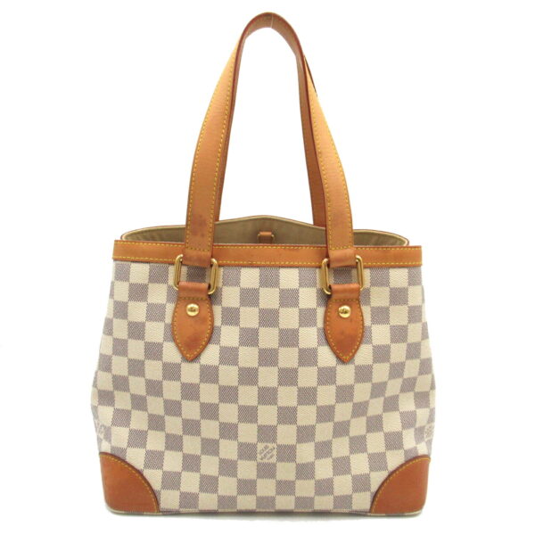 2101217850889 2 Louis Vuitton Hampstead Tote Bag Damier Azur Ivory