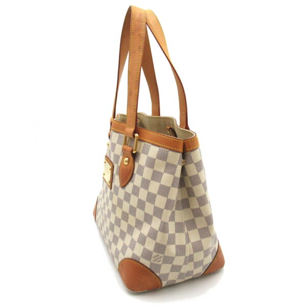 2101217850889 3 Louis Vuitton Hampstead Tote Bag Damier Azur Ivory