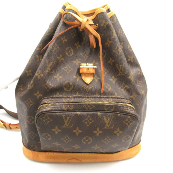 2101217850940 3 Louis Vuitton Montsouris Rucksack Backpack Monogram Brown