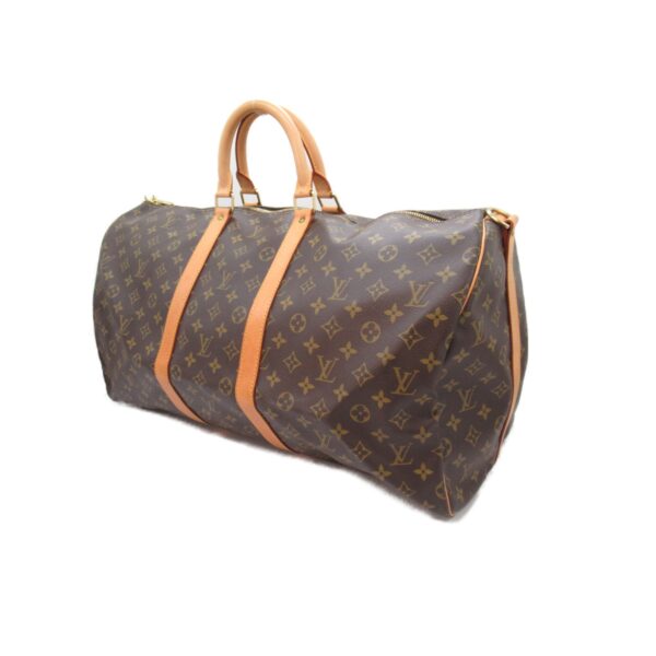 2101217851015 4 Louis Vuitton Keepall Bandouliere Bag Monogram Brown