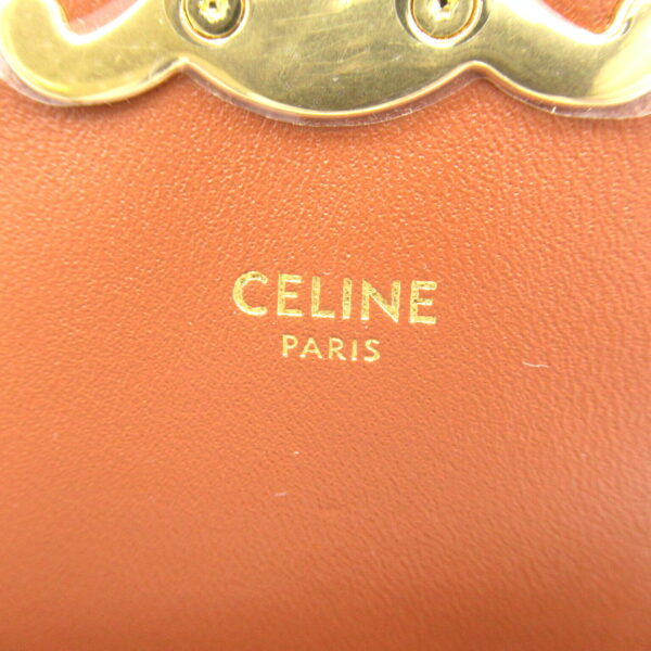 2101217857086 7 Celine Envelope Triomphe Shoulder Bag Brown Tan