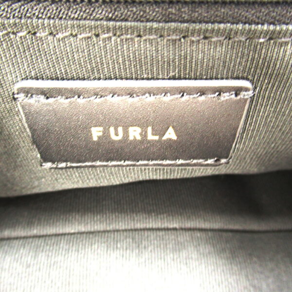 2101217861878 7 Furla Backpack Rucksack Bag Leather Beige Black