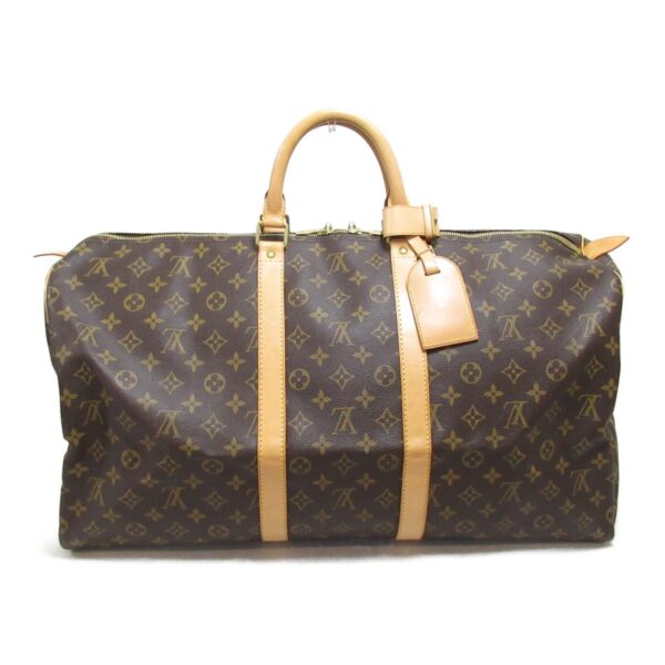 2101217881951 3 Louis Vuitton Keepall 55 Bag Monogram Brown