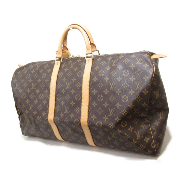 2101217881951 4 Louis Vuitton Keepall 55 Bag Monogram Brown