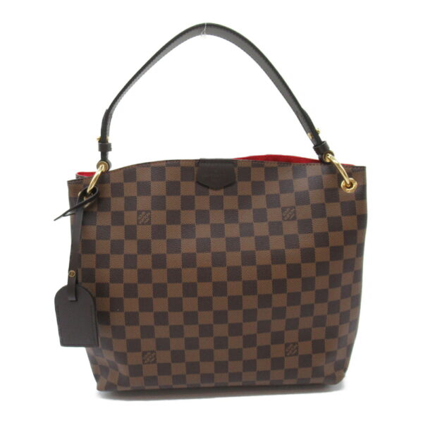 2101217884747 3 Louis Vuitton Graceful Shoulder Bag Damier Brown