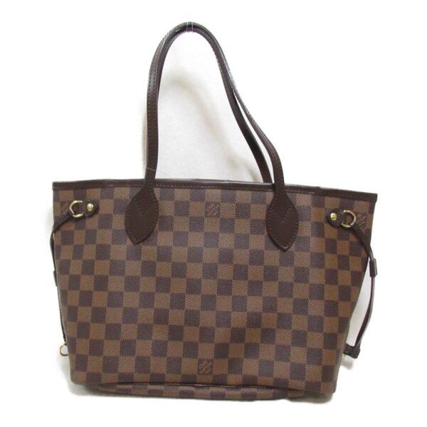 21012178850510 1 2 Louis Vuitton Neverfull Tote Bag Damier Brown