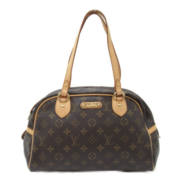 2101217885584 3 Louis Vuitton Montorgueil Shoulder Bag Monogram Brown