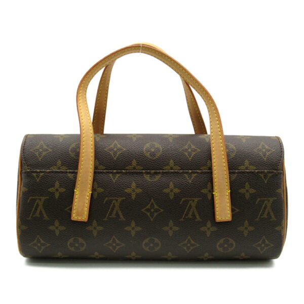 2101217886017 3 Louis Vuitton Sonatine Handbag Monogram Brown