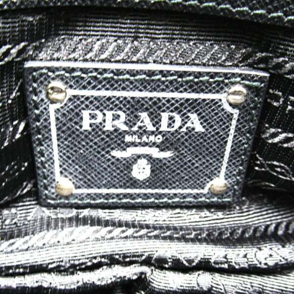 2101217886116 7 Prada Chain Shoulder Bag Nylon Black