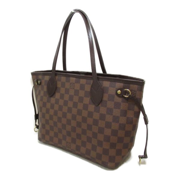 2101217886895 4 Louis Vuitton Neverfull Tote Bag Damier Brown