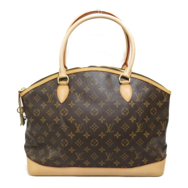 2101217887076 2 Louis Vuitton Lockit Horizontal Handbag Monogram Brown