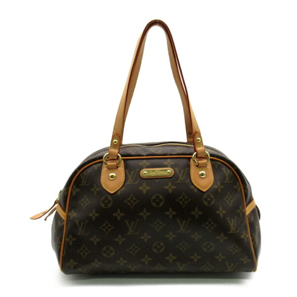 2101217887120 1 Louis Vuitton Montorgueil PM Shoulder Bag Monogram Brown