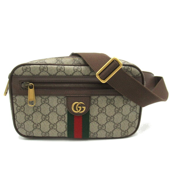 2101217887700 1 Gucci Ophidia GG Belt Bag Brown