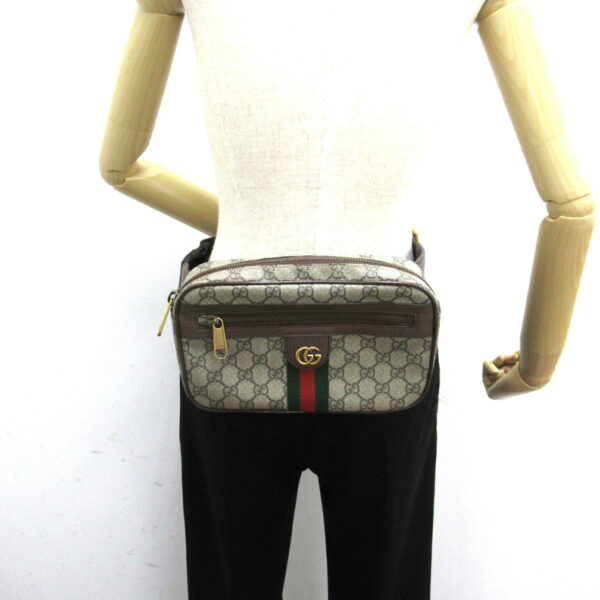 2101217887700 5 Gucci Ophidia GG Belt Bag Brown