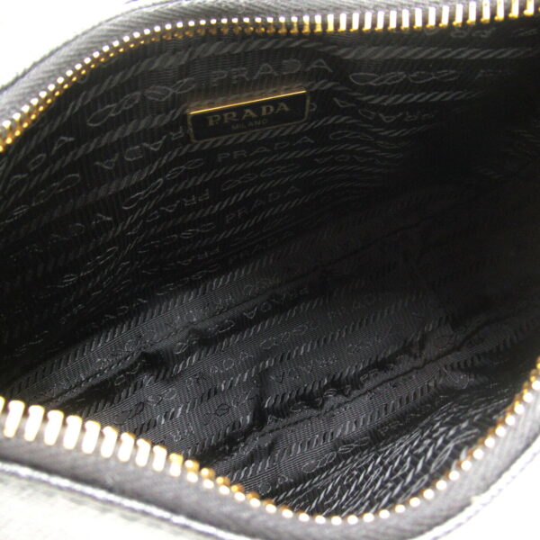 2101217888233 7 Prada Shoulder Bag Saffiano Leather Black