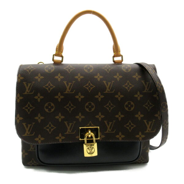 2101217898461 1 Louis Vuitton Marignan Shoulder Bag Monogram Black