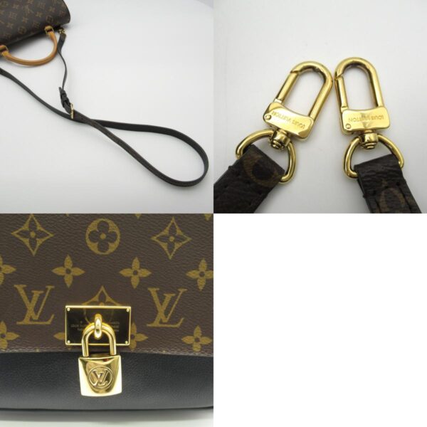 2101217898461 10c Louis Vuitton Marignan Shoulder Bag Monogram Black