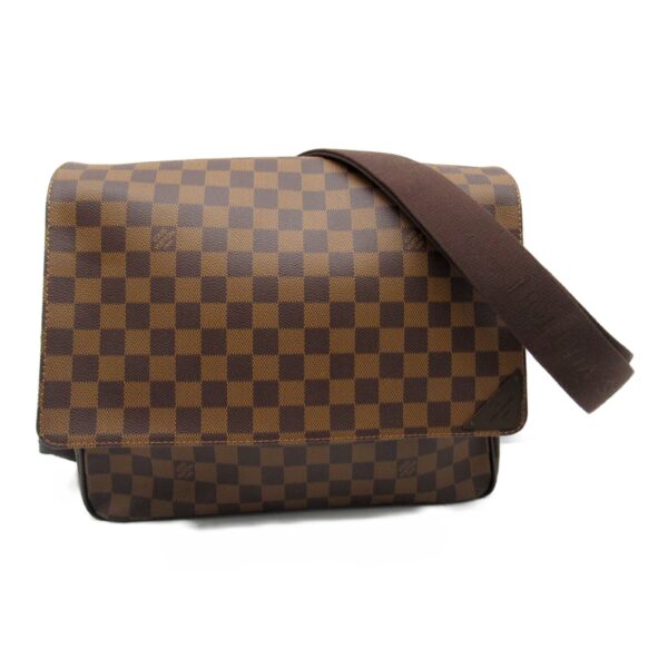 2101217898560 1 Louis Vuitton Shelton MM Shoulder Bag Damier Brown