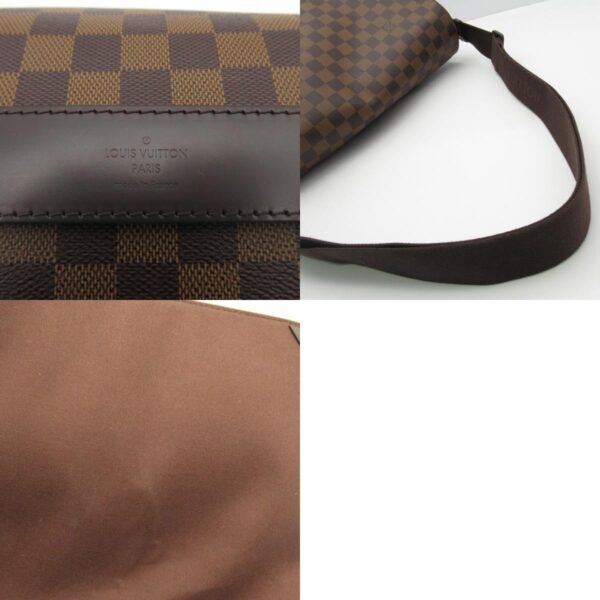 2101217898560 10c Louis Vuitton Shelton MM Shoulder Bag Damier Brown