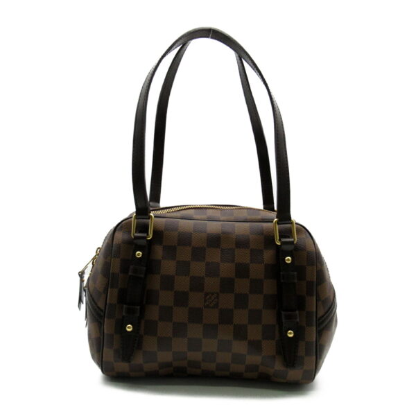 2101217898577 3 Louis Vuitton Rivington PM Shoulder Bag Damier Brown