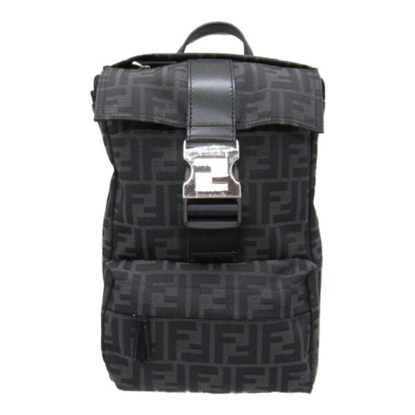 2101217899918 2 Fendi Rucksack Backpack Fabric Black