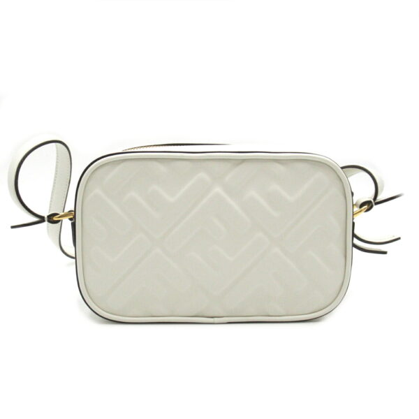 2101217900263 2 Fendi Camera Mini Shoulder Bag Leather White