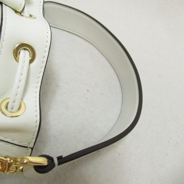 2101217900300 8 Fendi Mon Tresor 2Way Shoulder Bag Leather White