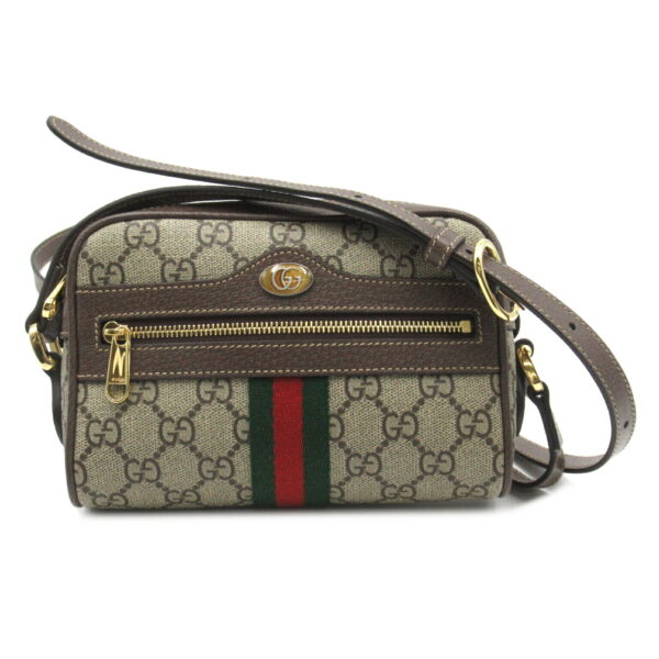 2101217902571 1 Gucci Ophidia GG Supreme Shoulder Bag Brown Beige