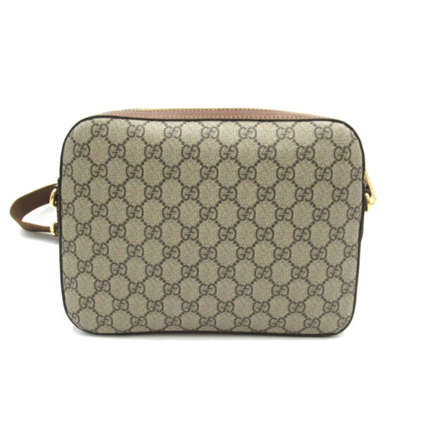 2101217902694 2 Gucci GG Supreme Interlocking G Shoulder Bag Brown