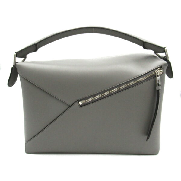 2101217903066 2 Loewe Puzzle Edge 2Way Shoulder Bag Calf Gray