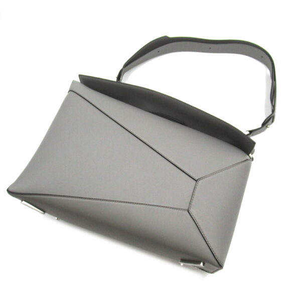 2101217903066 5 Loewe Puzzle Edge 2Way Shoulder Bag Calf Gray