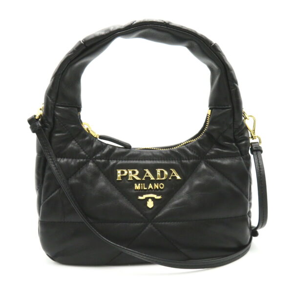 2101217905114 1 Prada Shoulder Bag Leather Black